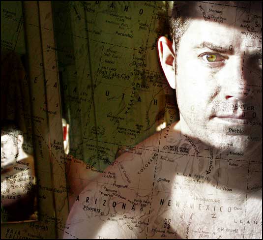 Mark Flanders Photo with map